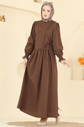 moda selvim Combined 324ASN888 Light Brown - Thumbnail