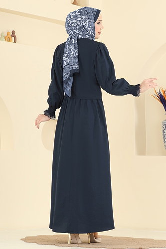 moda selvim Combined 324ASN888 Light Navy Blue - Thumbnail