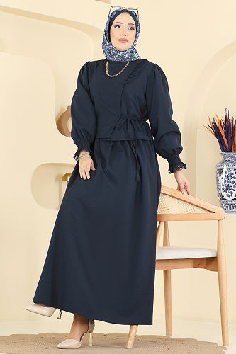 moda selvim Combined 324ASN888 Light Navy Blue - Thumbnail