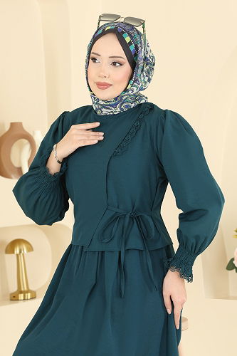 moda selvim طقم بترولي 324ASN888 - Thumbnail