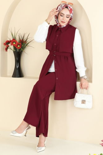 H.B.S. - Combined 3254HBS856 Burgundy