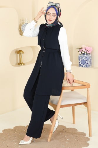 H.B.S. - Combined 3254HBS856 Navy Blue