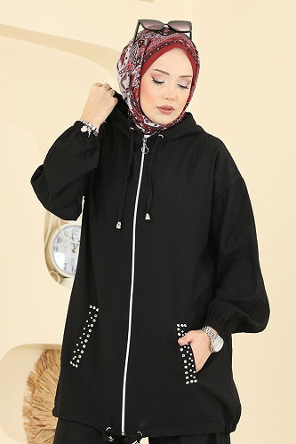 moda selvim Combined 3257HBS856 Black - Thumbnail