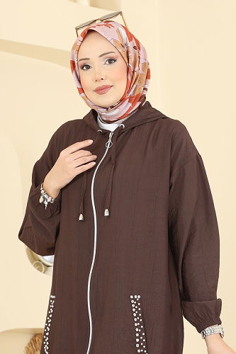 moda selvim Combined 3257HBS856 Brown - Thumbnail