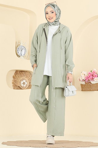 moda selvim Combined 3257HBS856 Light Mint - Thumbnail