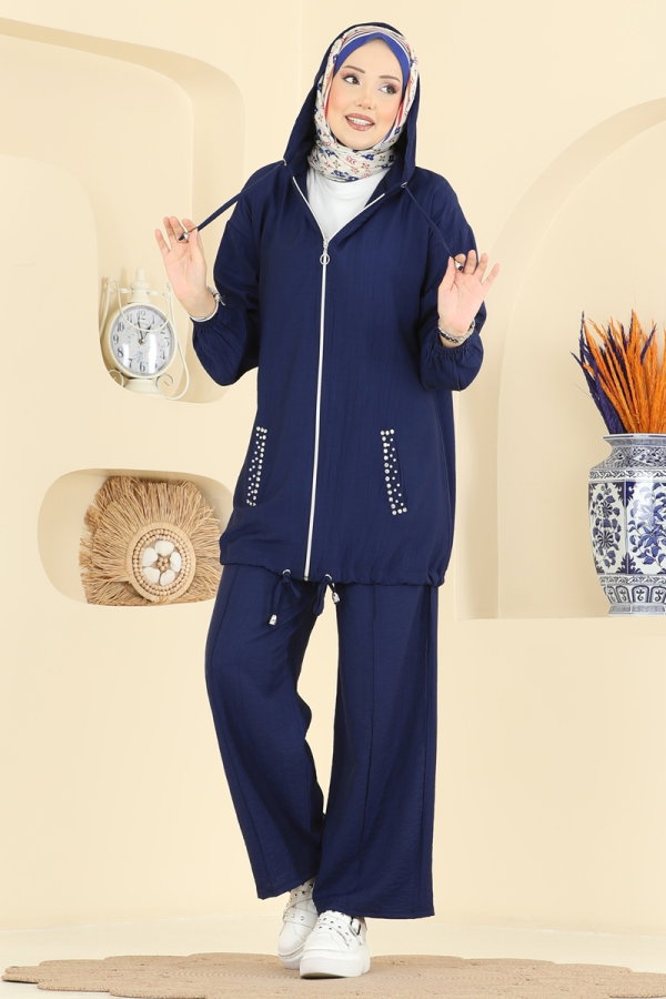 Modaselvim الاطقم طقم كحلي 3257HBS856