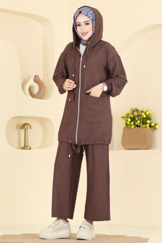 H.B.S. - طقم بني 3258HBS856