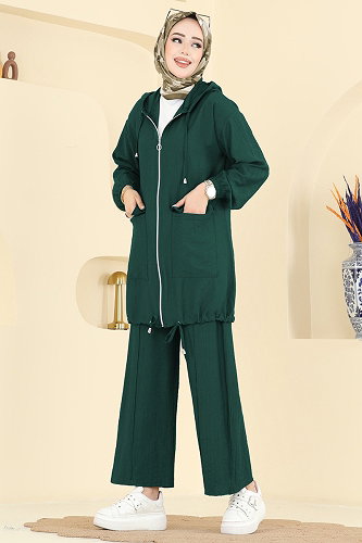 moda selvim Combined 3258HBS856 Emerald - Thumbnail