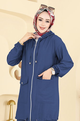 moda selvim Combined 3258HBS856 Indigo - Thumbnail