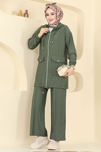 moda selvim Combined 3258HBS856 Khaki - Thumbnail