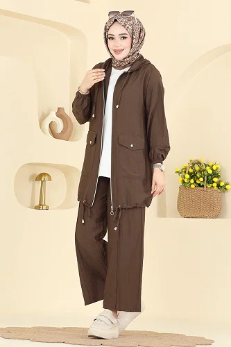 moda selvim Combined 3258HBS856 Light Brown - Thumbnail