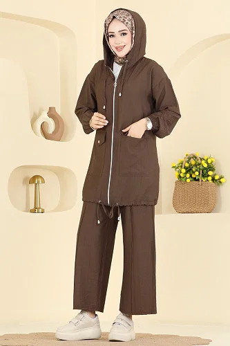 moda selvim Combined 3258HBS856 Light Brown - Thumbnail