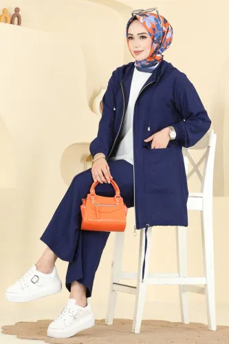 H.B.S. - Combined 3258HBS856 Navy Blue