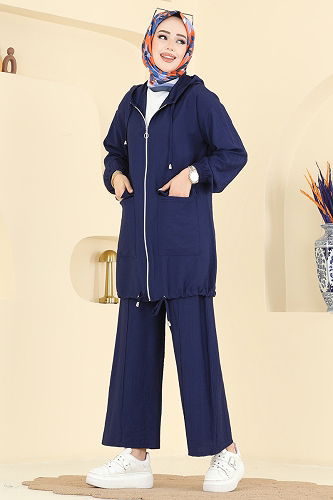 moda selvim Combined 3258HBS856 Navy Blue - Thumbnail