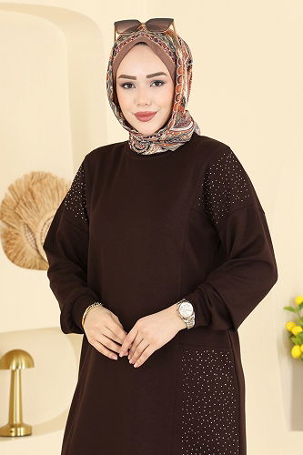 moda selvim Combined 3265HBS856 Brown - Thumbnail