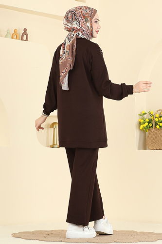 moda selvim Combined 3265HBS856 Brown - Thumbnail