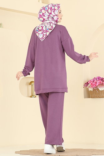 moda selvim Combined 3265HBS856 Dark Lilac - Thumbnail