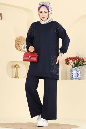 H.B.S. - Combined 3265HBS856 Dark Navy Blue