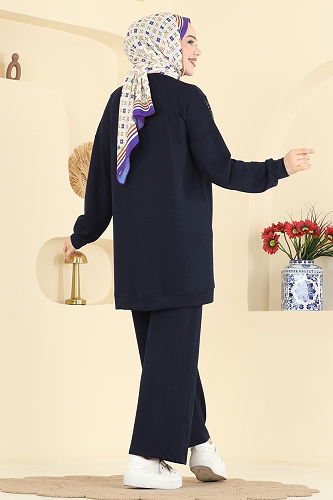 moda selvim Combined 3265HBS856 Dark Navy Blue - Thumbnail