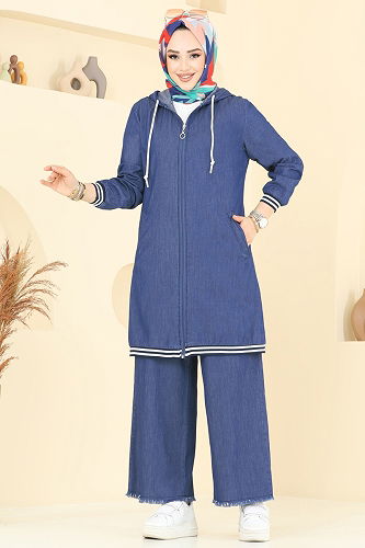 moda selvim Combined 326MSA980 Dark Denim - Thumbnail