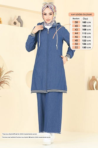 moda selvim طقم جينز 326MSA980 - Thumbnail