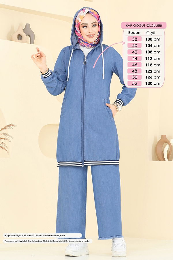 M.S.A. - Combined 326MSA980 Light Denim