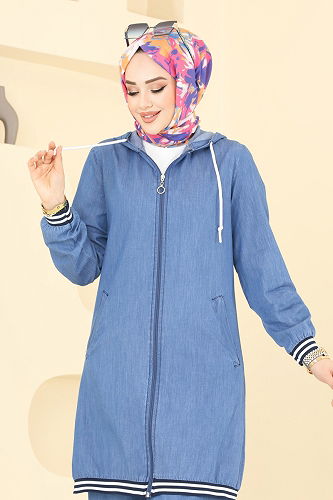 moda selvim طقم جينز فاتح 326MSA980 - Thumbnail