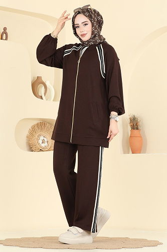 moda selvim Combined 3287HBS856 Brown - Thumbnail