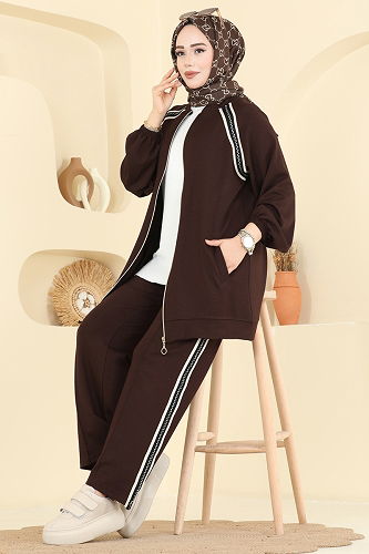 moda selvim Combined 3287HBS856 Brown - Thumbnail