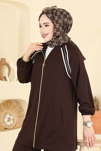 moda selvim Combined 3287HBS856 Brown - Thumbnail