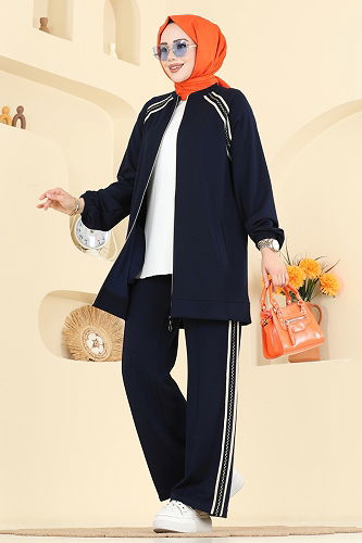 moda selvim Combined 3287HBS856 Navy Blue - Thumbnail