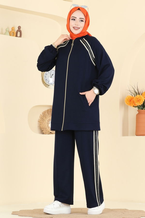 Combined 3287HBS856 Navy Blue - Moda Selvim