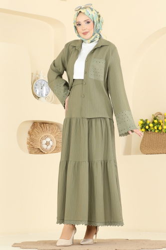 A.S.N. - Combined 328ASN888 Almond Green