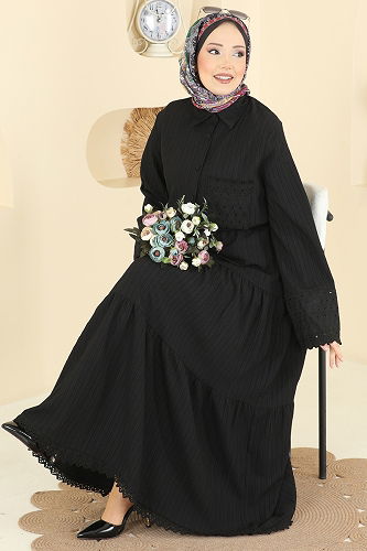 moda selvim Combined 328ASN888 Black - Thumbnail