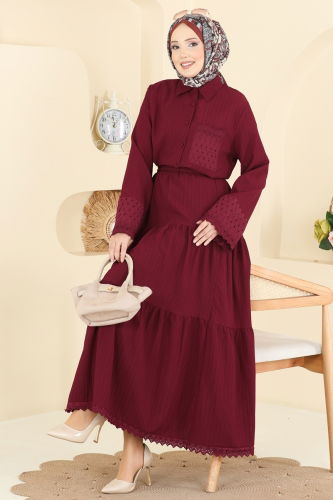 A.S.N. - Combined 328ASN888 Burgundy