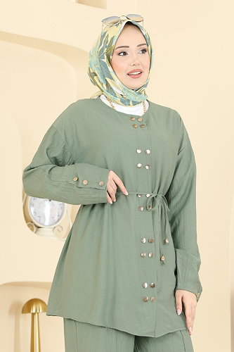 moda selvim Combined 3299HBS856 Almond Green - Thumbnail