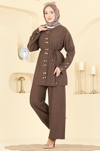 moda selvim Combined 3299HBS856 Brown - Thumbnail