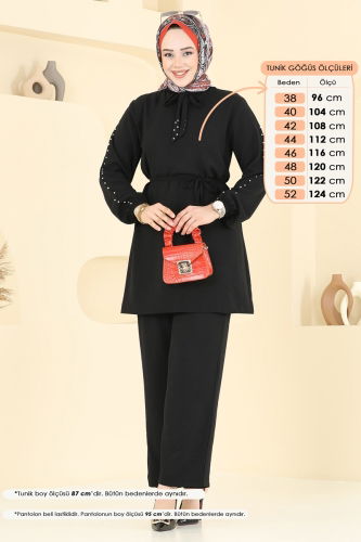 moda selvim Combined 329HBS856 Black - Thumbnail