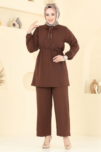 moda selvim Combined 329HBS856 Brown - Thumbnail
