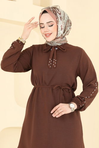moda selvim Combined 329HBS856 Brown - Thumbnail