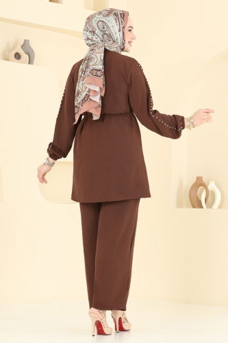 moda selvim Combined 329HBS856 Brown - Thumbnail