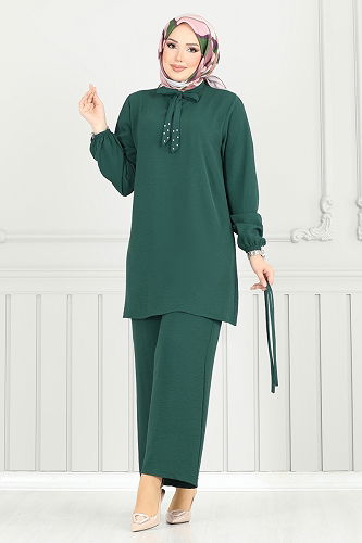 moda selvim Combined 329HBS856 Emerald - Thumbnail