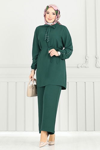 moda selvim Combined 329HBS856 Emerald - Thumbnail