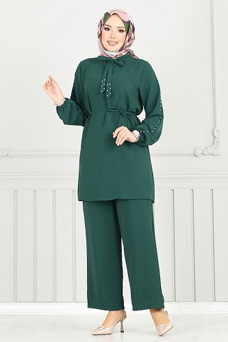 moda selvim Combined 329HBS856 Emerald - Thumbnail