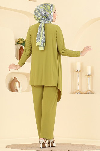 moda selvim Combined 330BO429 Oil Green - Thumbnail