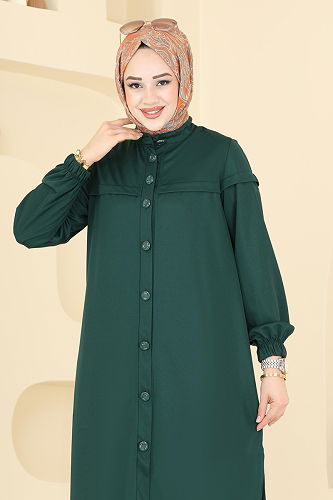 moda selvim طقم زيتي 330DVL817 - Thumbnail