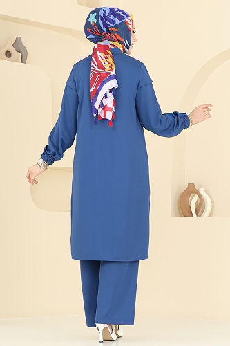 moda selvim طقم ازرق 330DVL817 - Thumbnail