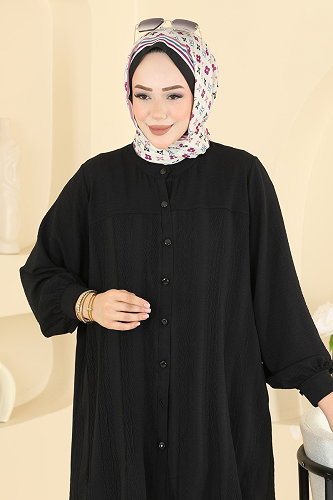 moda selvim طقم أسود 3319HBS856 - Thumbnail