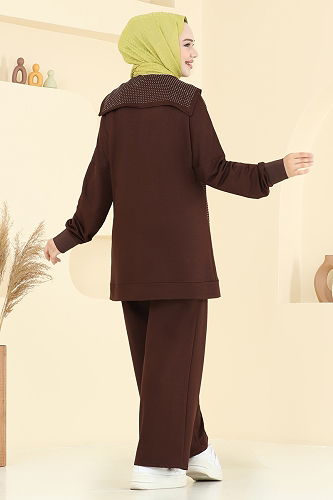 moda selvim Combined 3335UZ662 Brown - Thumbnail