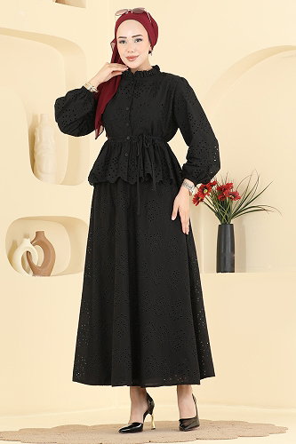 moda selvim Combined 3389HBS856 Black - Thumbnail
